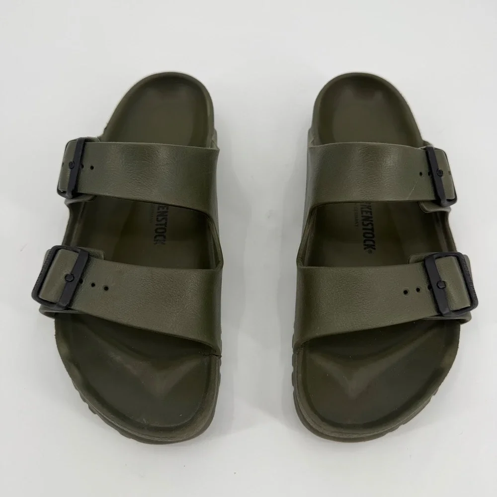Birkenstock Arizona EVA Sandals Khaki Green Mens 8 Womens 10 EU 41 Slides